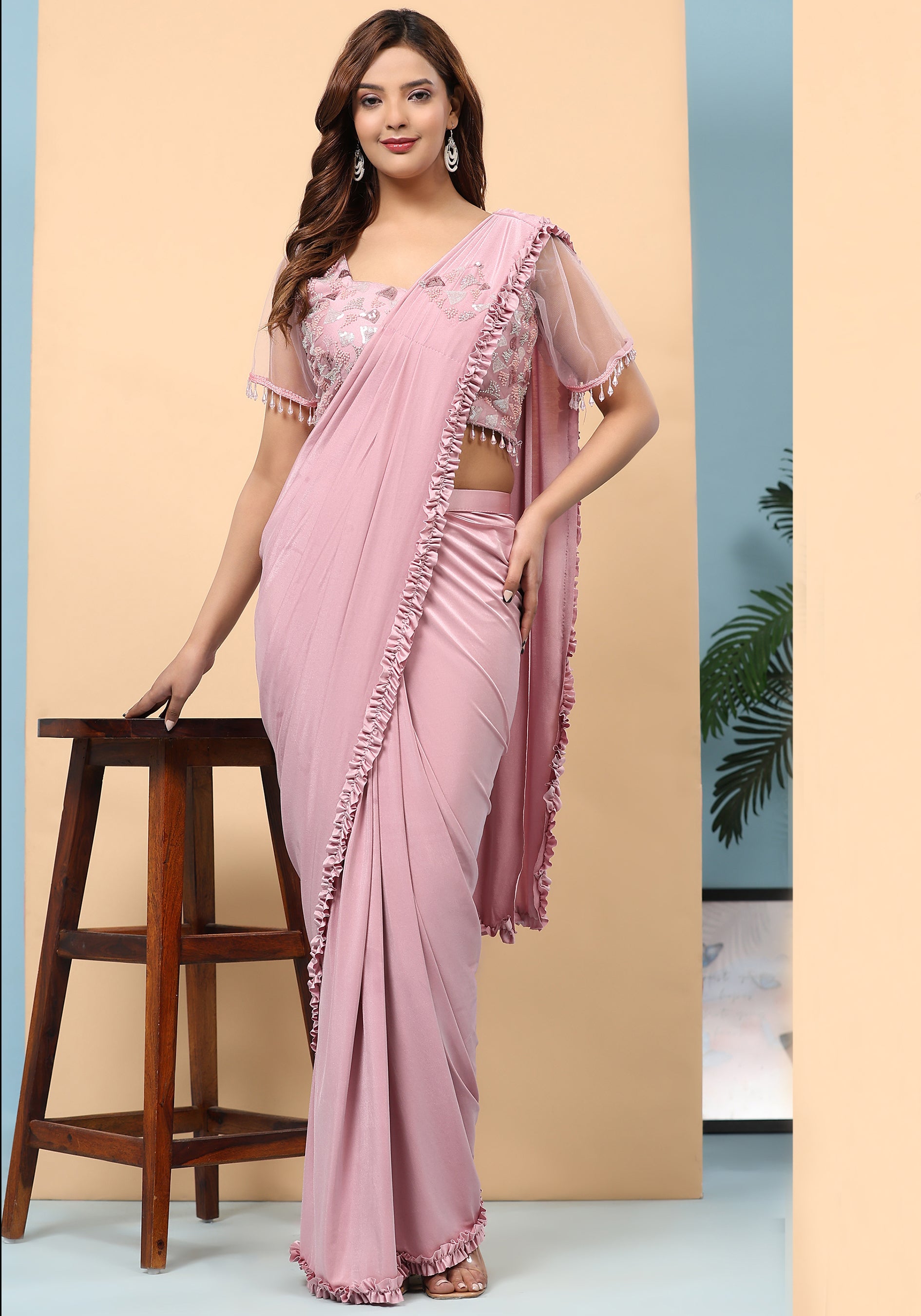 Fancy saree for women hotsell