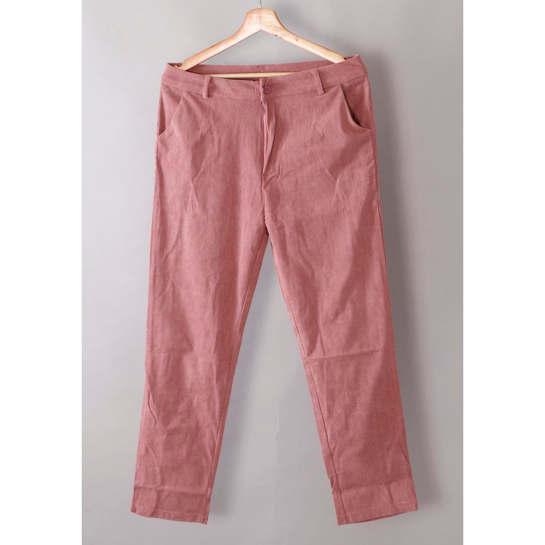 Women's Onion Pink Colour Cotton Pant
