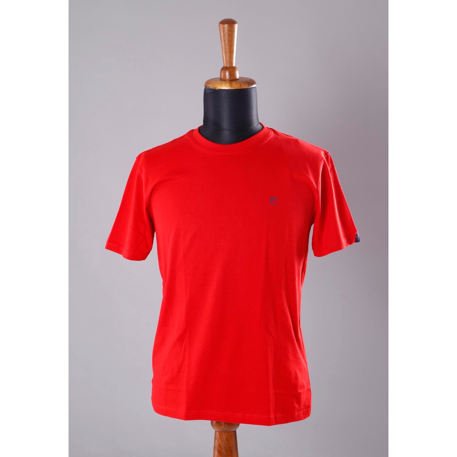 Men's Red Colour Round Neck Jase Brand T-Shirt