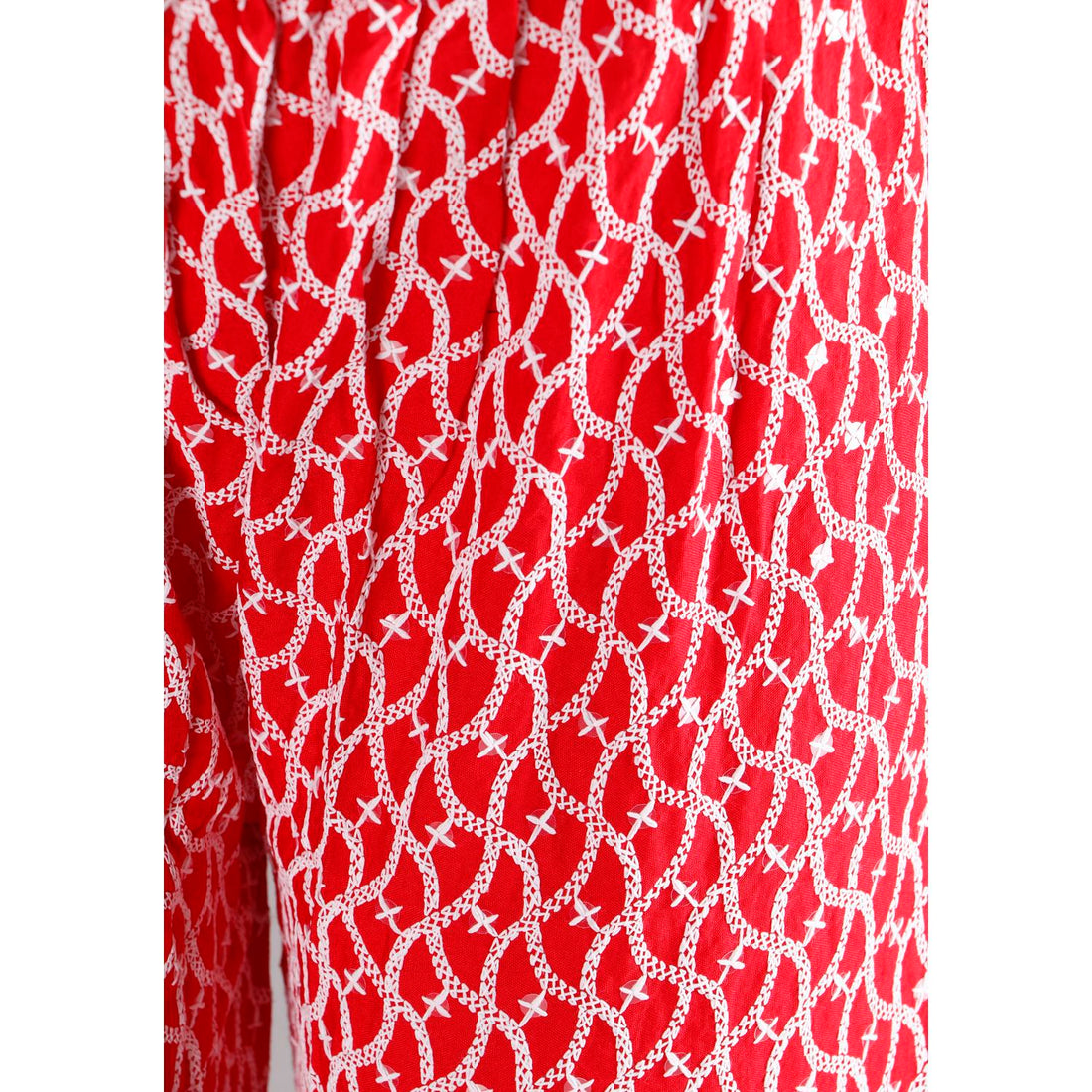 Red Colour Womens Palazzo 1