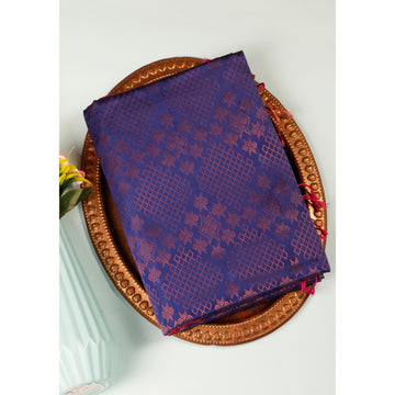 Blue Colour Soft Silk Saree