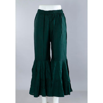 Green Colour Sharara Pants