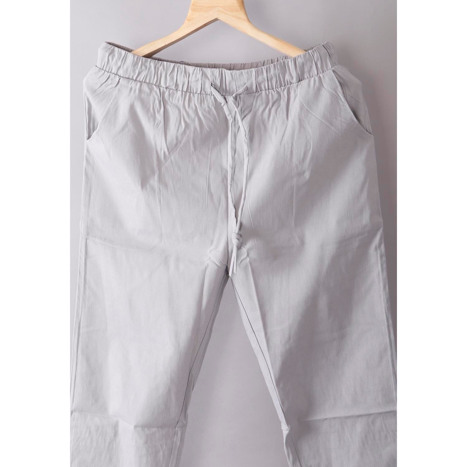 Shop Women's Ash Colour Cotton Pant Online