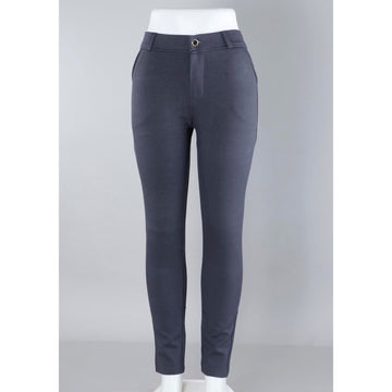 Women's Grey Colour Lycra Pant