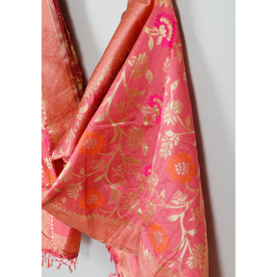 Pink Colour Printed Dupatta