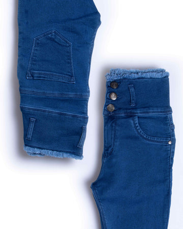 Women Blue Denim Jeans Pant