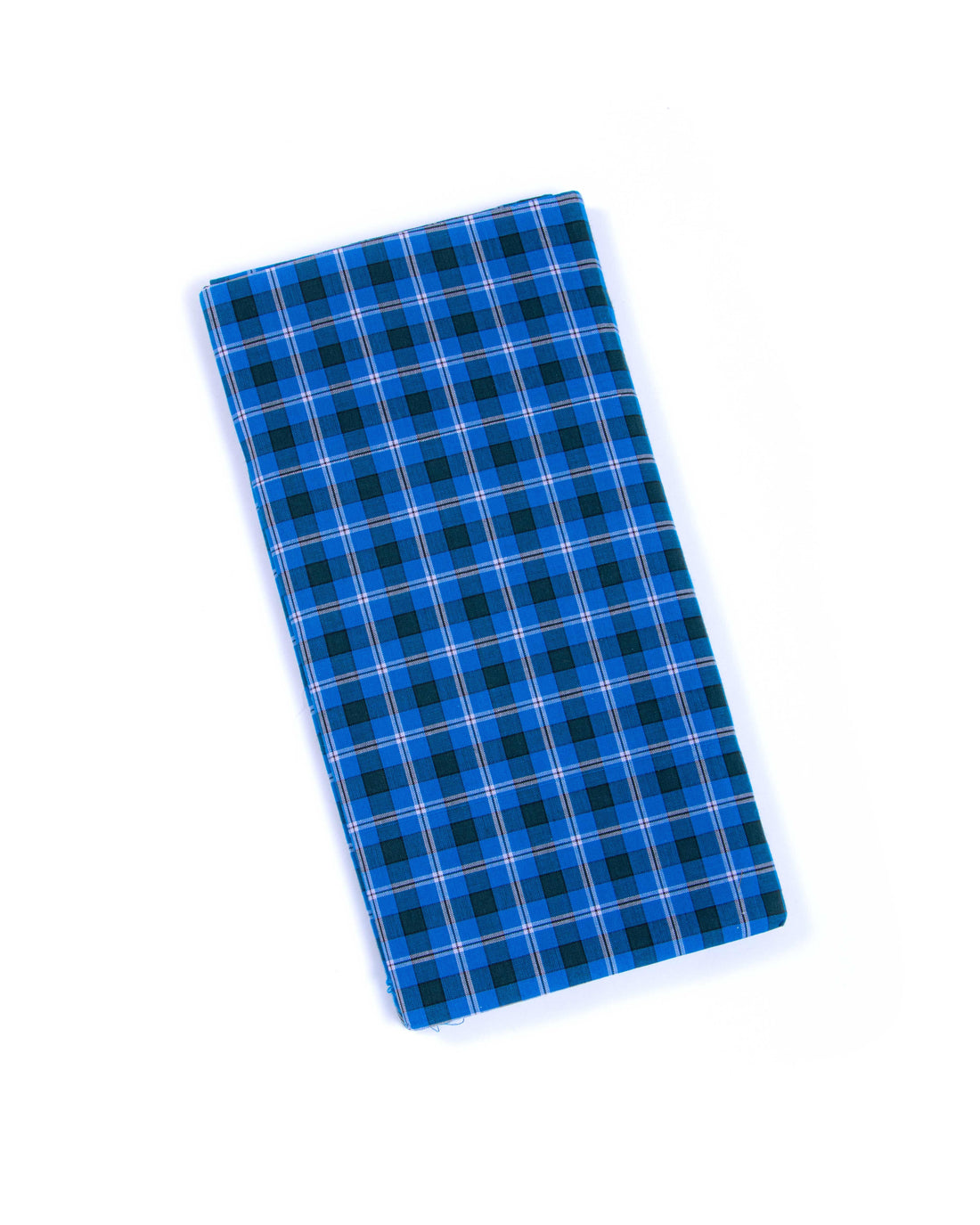 999 Brand Blue Checkered 2.10 m Stitched Lungi