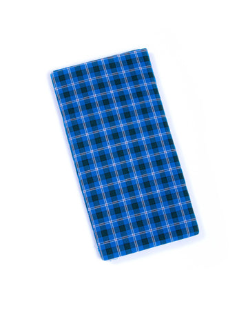 999 Brand Blue Checkered 2.10 m Stitched Lungi