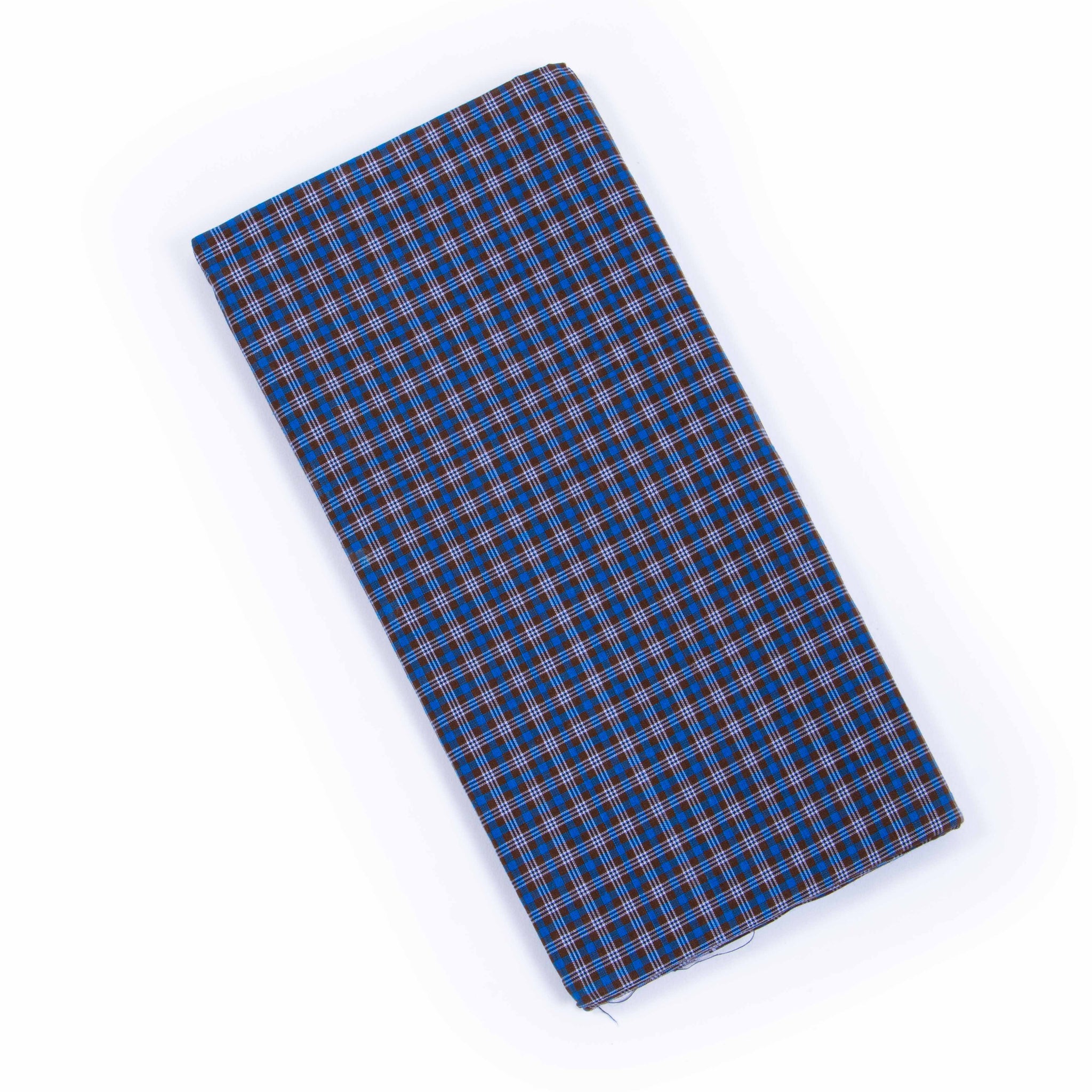 Sangu Brand Blue Checkered 2.10 m Stitched Lungi