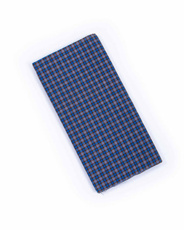 Sangu Brand Blue Checkered 2.10 m Stitched Lungi