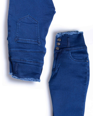 Women Blue Denim Jeans Pant