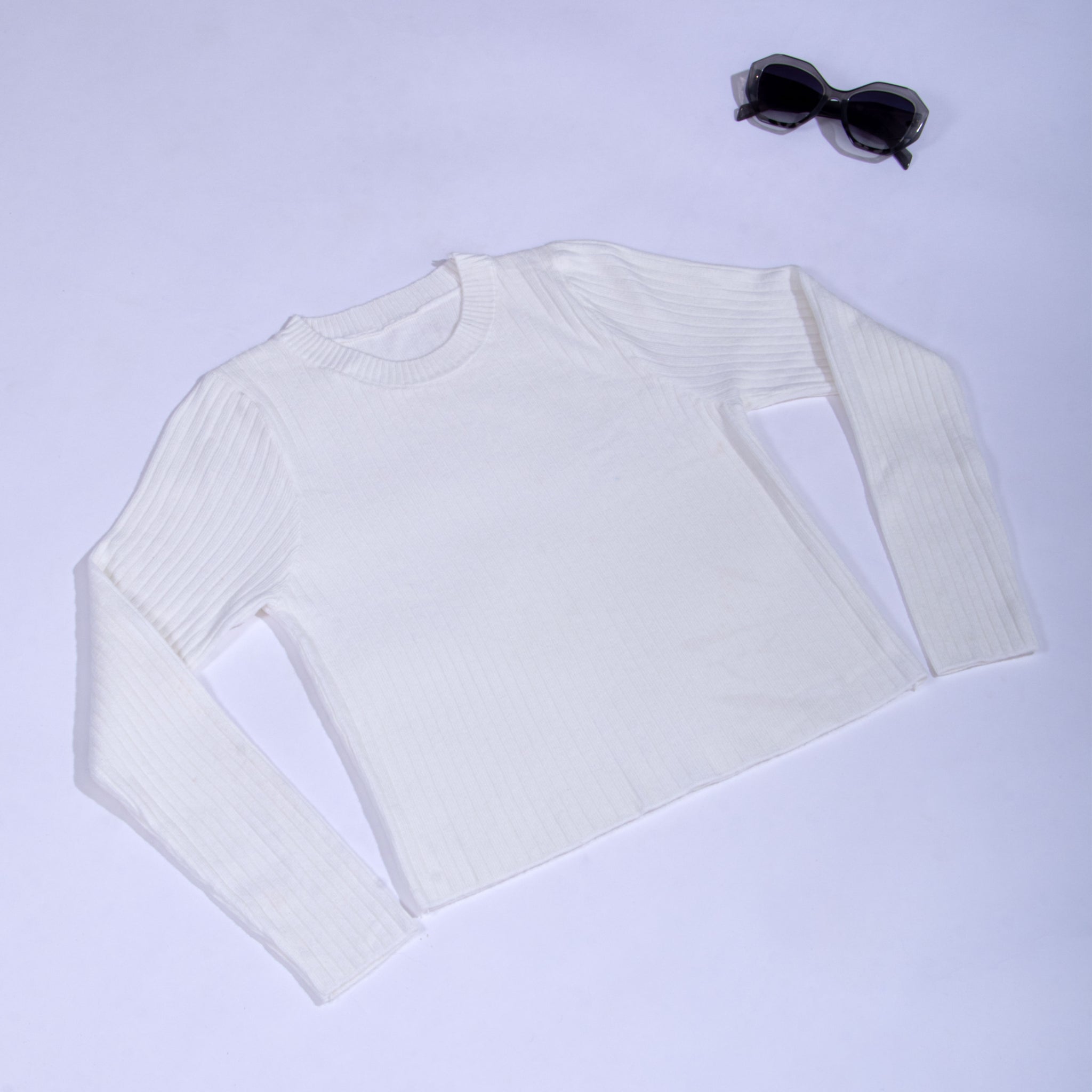 Women White Colour T-Shirt