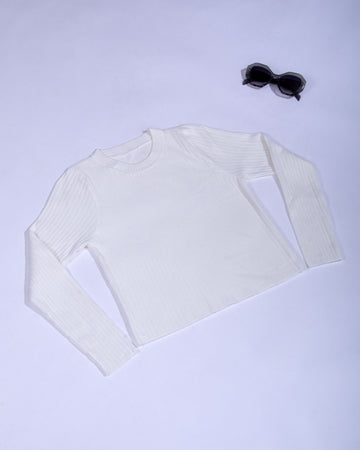 Women White Colour T-Shirt