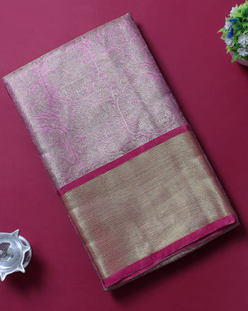 Jyothika Onion Pink Colour Tissue Saree