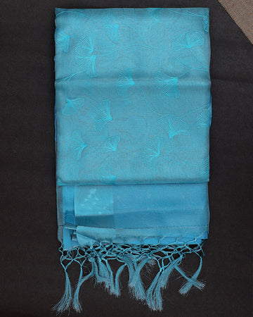 Blue Colour Cotton Saree