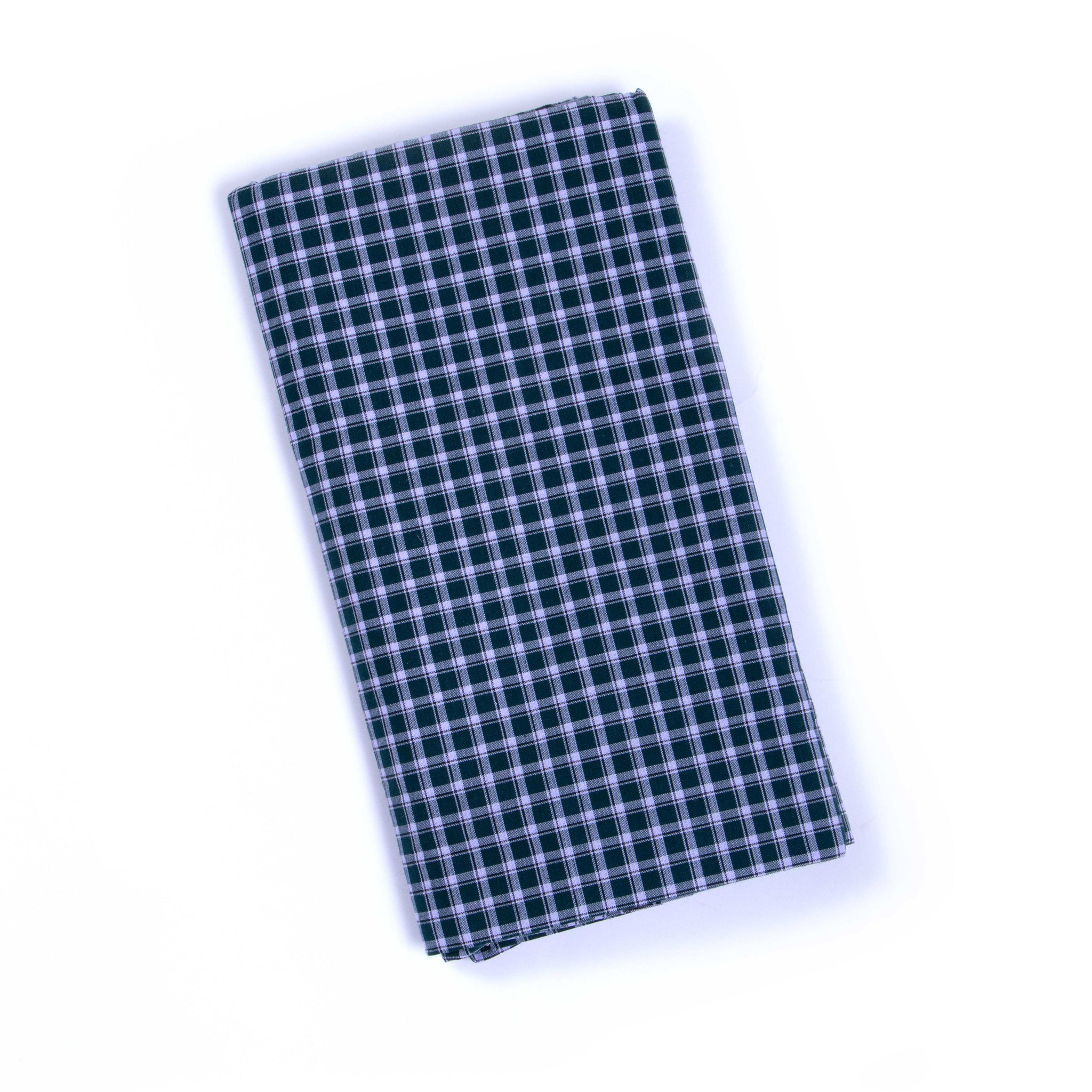 999 Brand Green Checkered 2.10 m Stitched Lungi