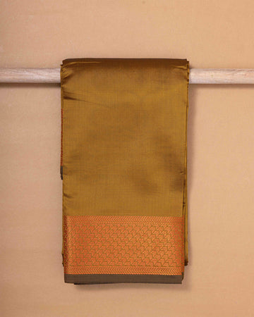 Mustard Colour Silk Cotton Saree