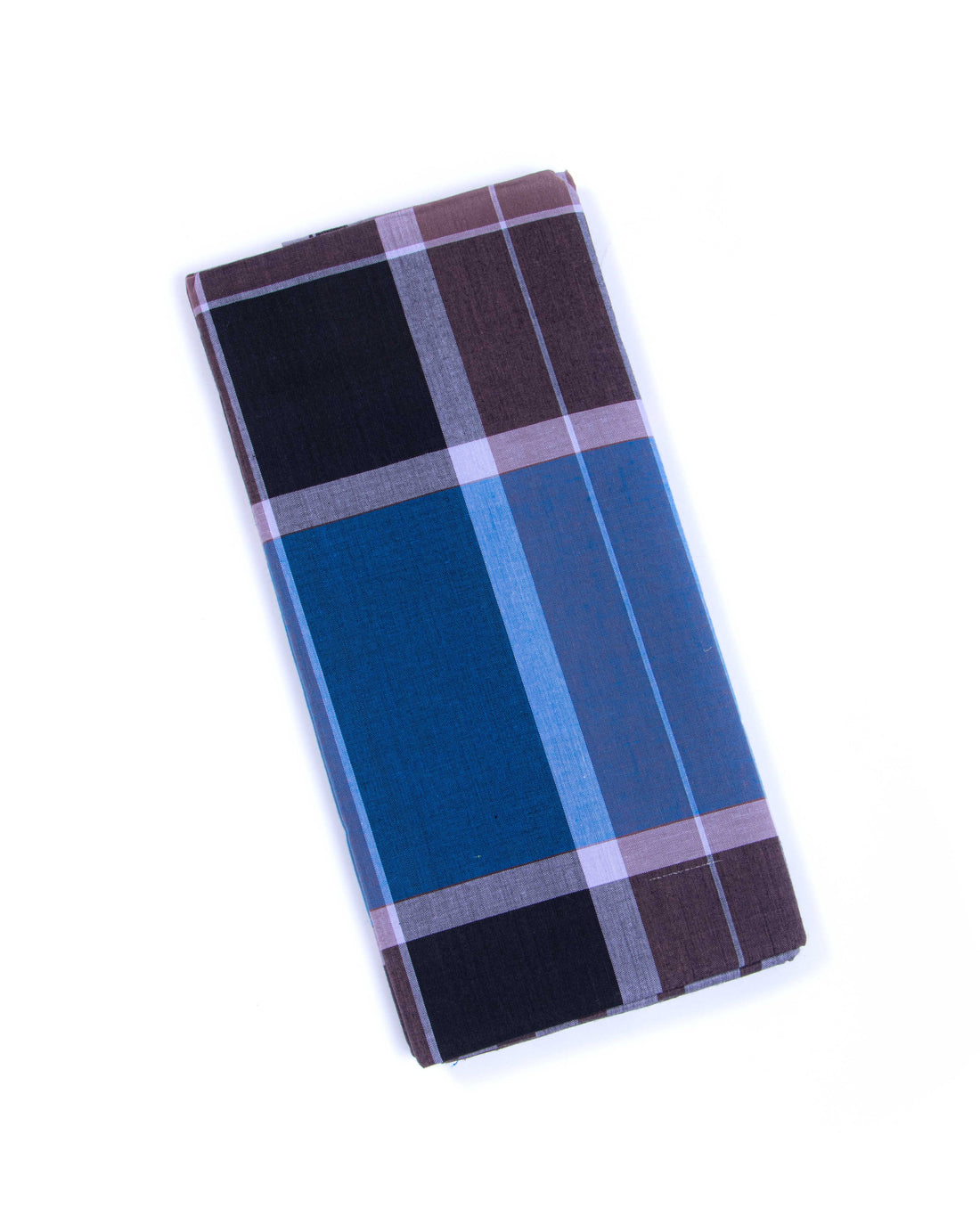 JKT Brand Blue Checkered 2.10 m Stitched Lungi