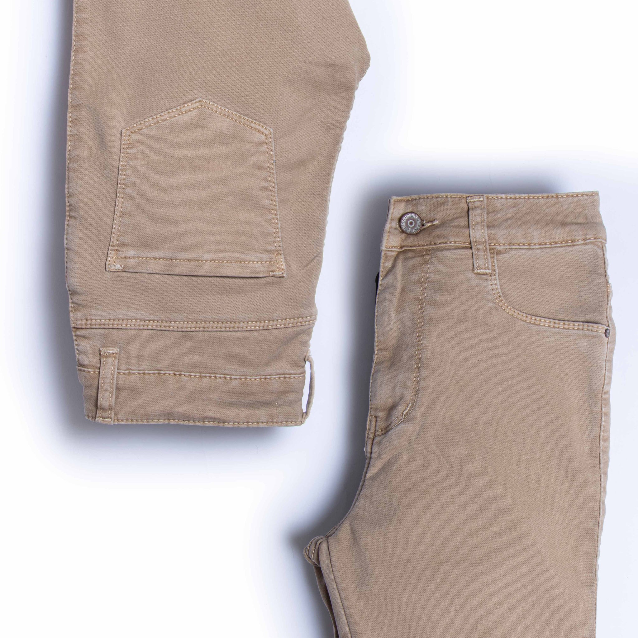 Women Brown Denim Jeans Pant