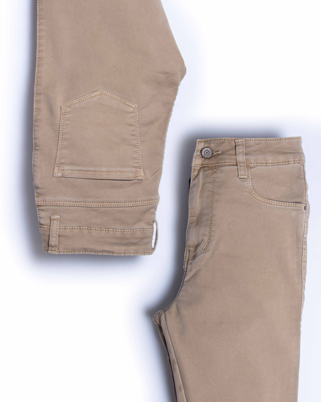 Women Brown Denim Jeans Pant