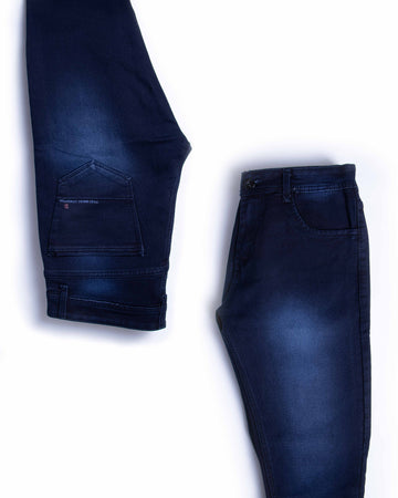 Men's Slim Fit Blue Colour Jeans Pants