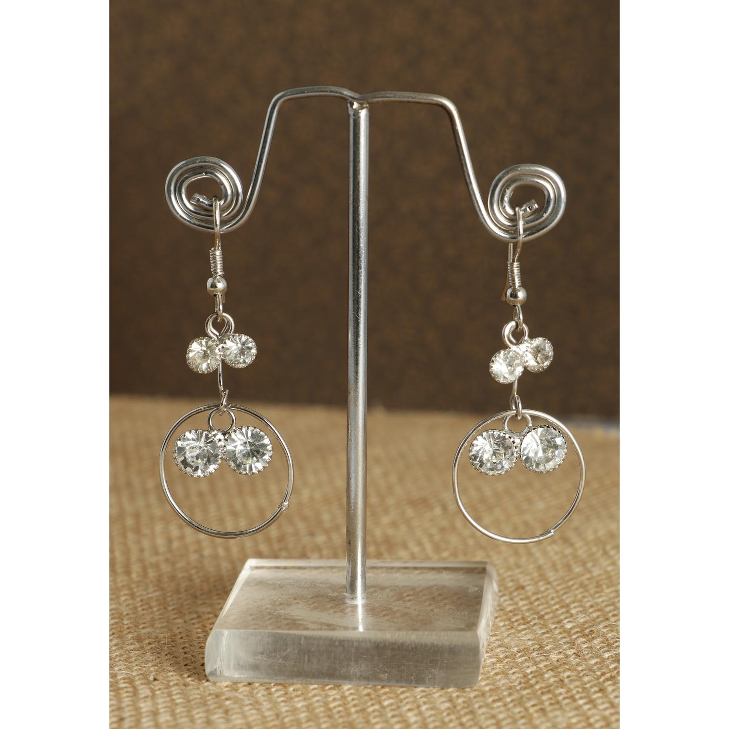 Silver Colour Plated Earrings 7