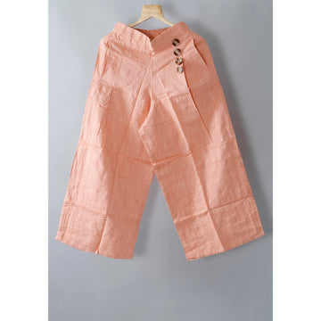 Women's Light Salmon Colour Palazzo Pant