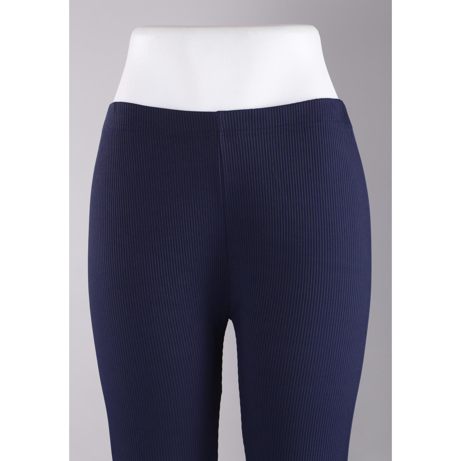 Shop Womens Navy Blue Colour Leggings Online