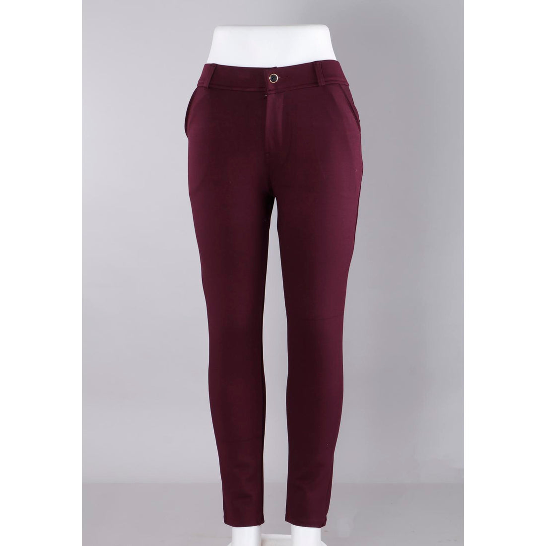 Women's Wine Colour Lycra Pant
