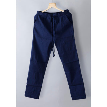 Women's Navy Blue Colour Cotton Pant