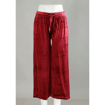 Maroon Colour Womens Palazzo 
