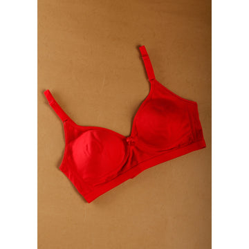 Red Colour Everyday Bra