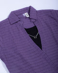 Buy Women Lavender Colour Crop Top