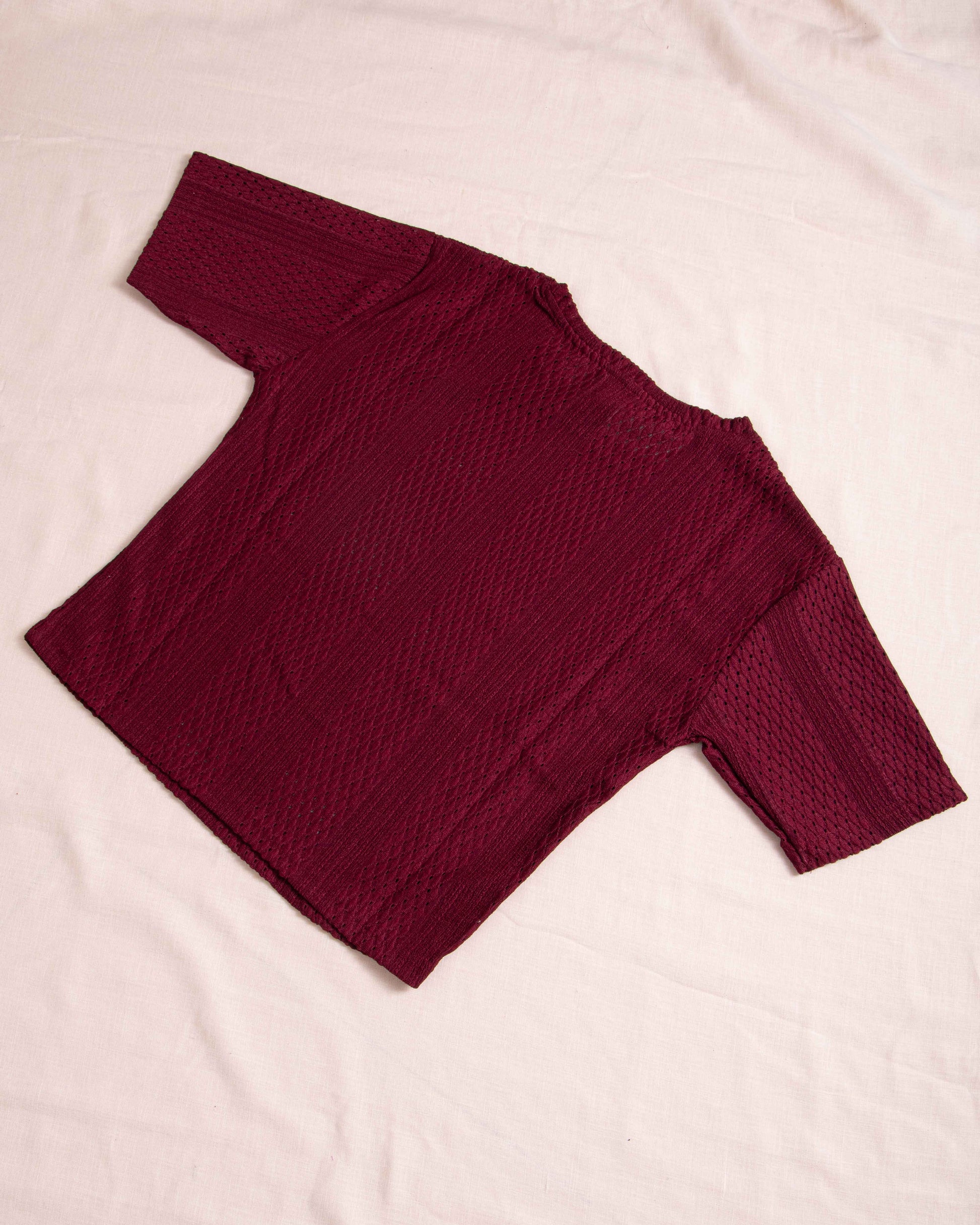 Buy Round Neck Women Maroon Colour T-Shirt