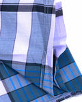 Buy Sangu Brand Blue Checkered 2.10 m Stitched Lungi