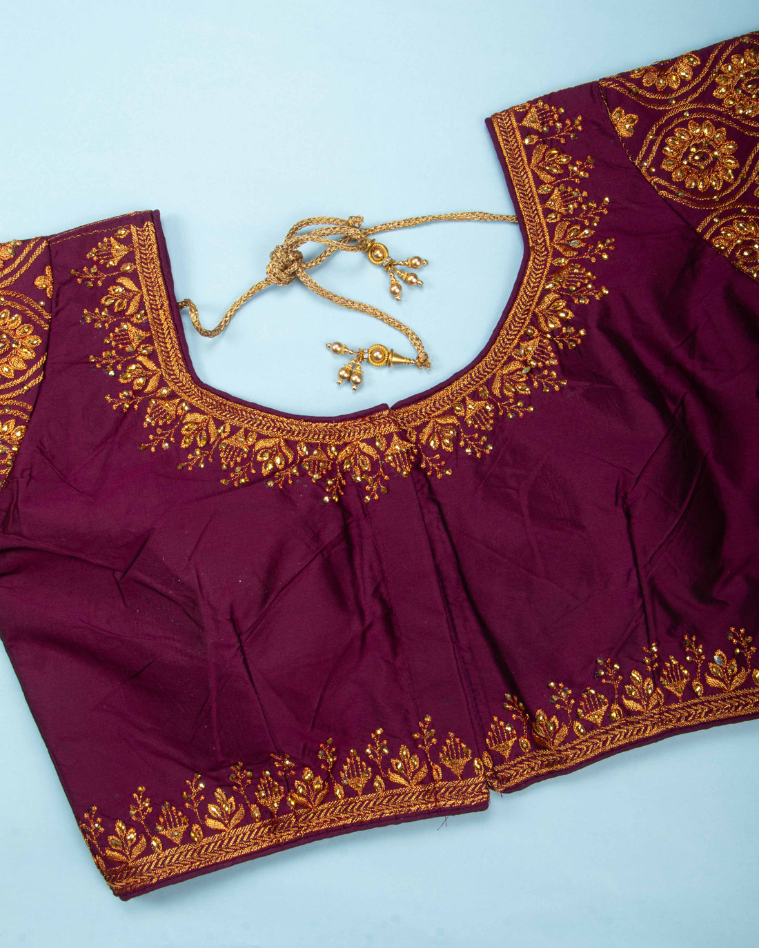 Purple Colour Readymade Blouse