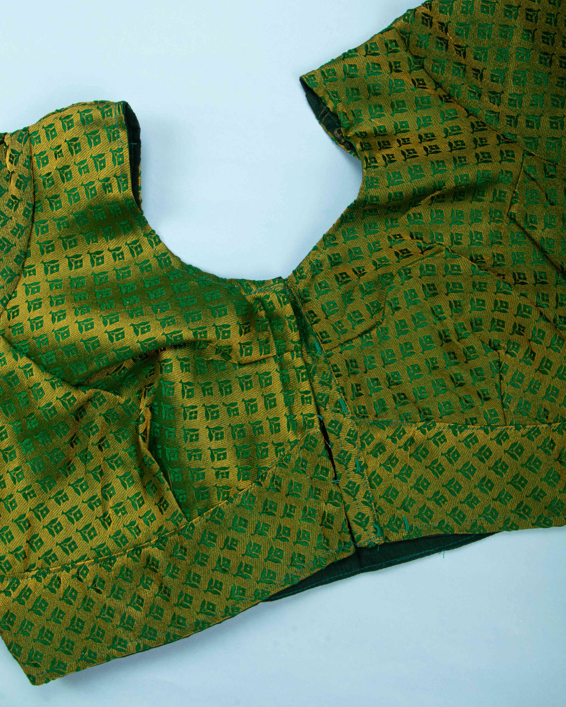 Green Colour Readymade Blouse