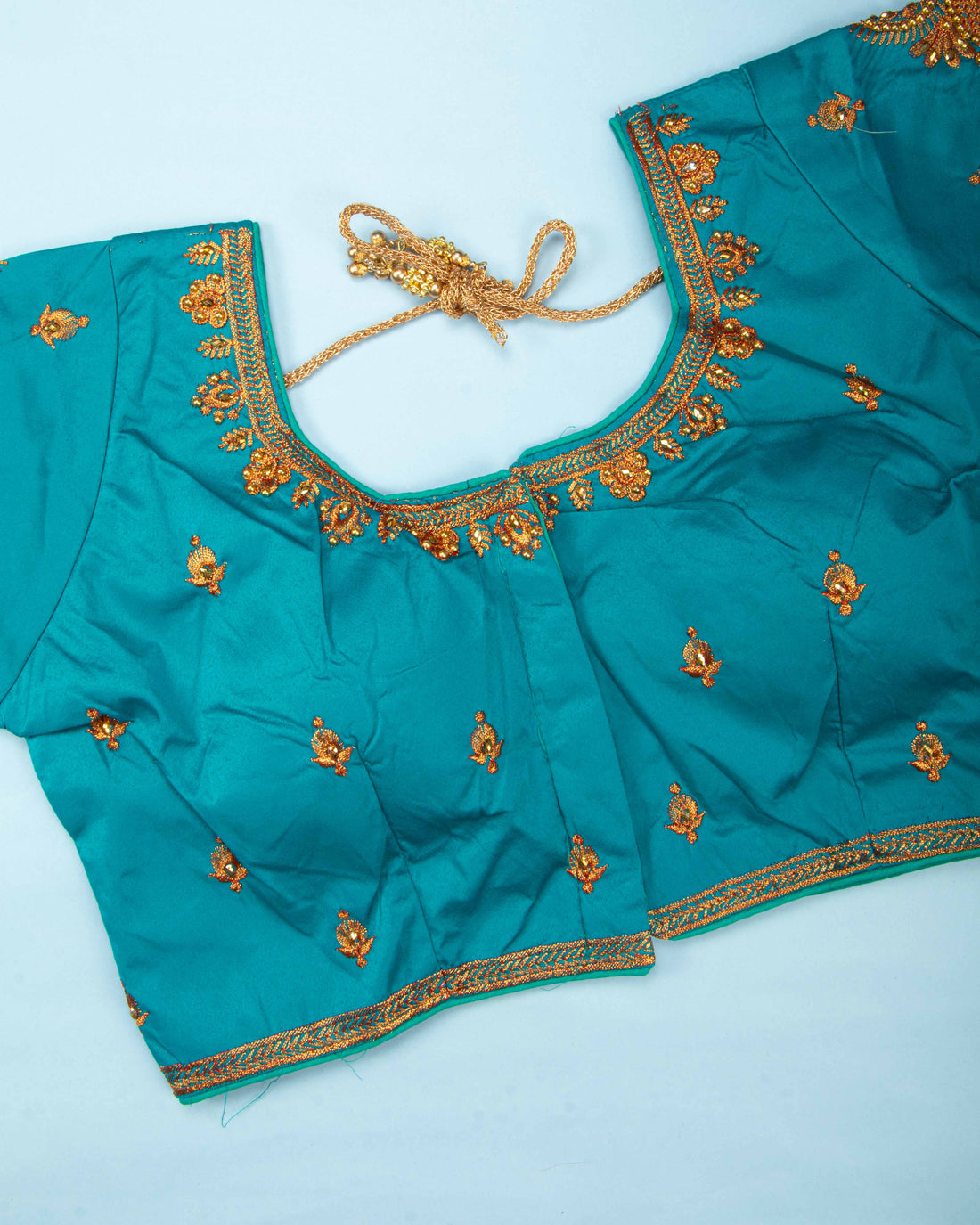 Green Colour Readymade Blouse