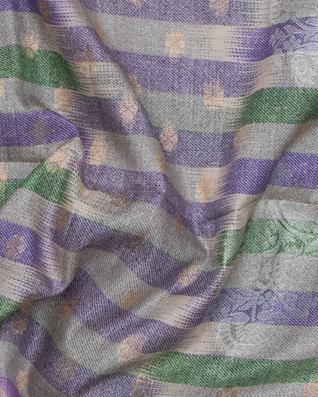 Violet Color Tussar Silk Saree