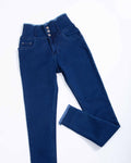 Buy Women Blue Denim Jeans Pant Online