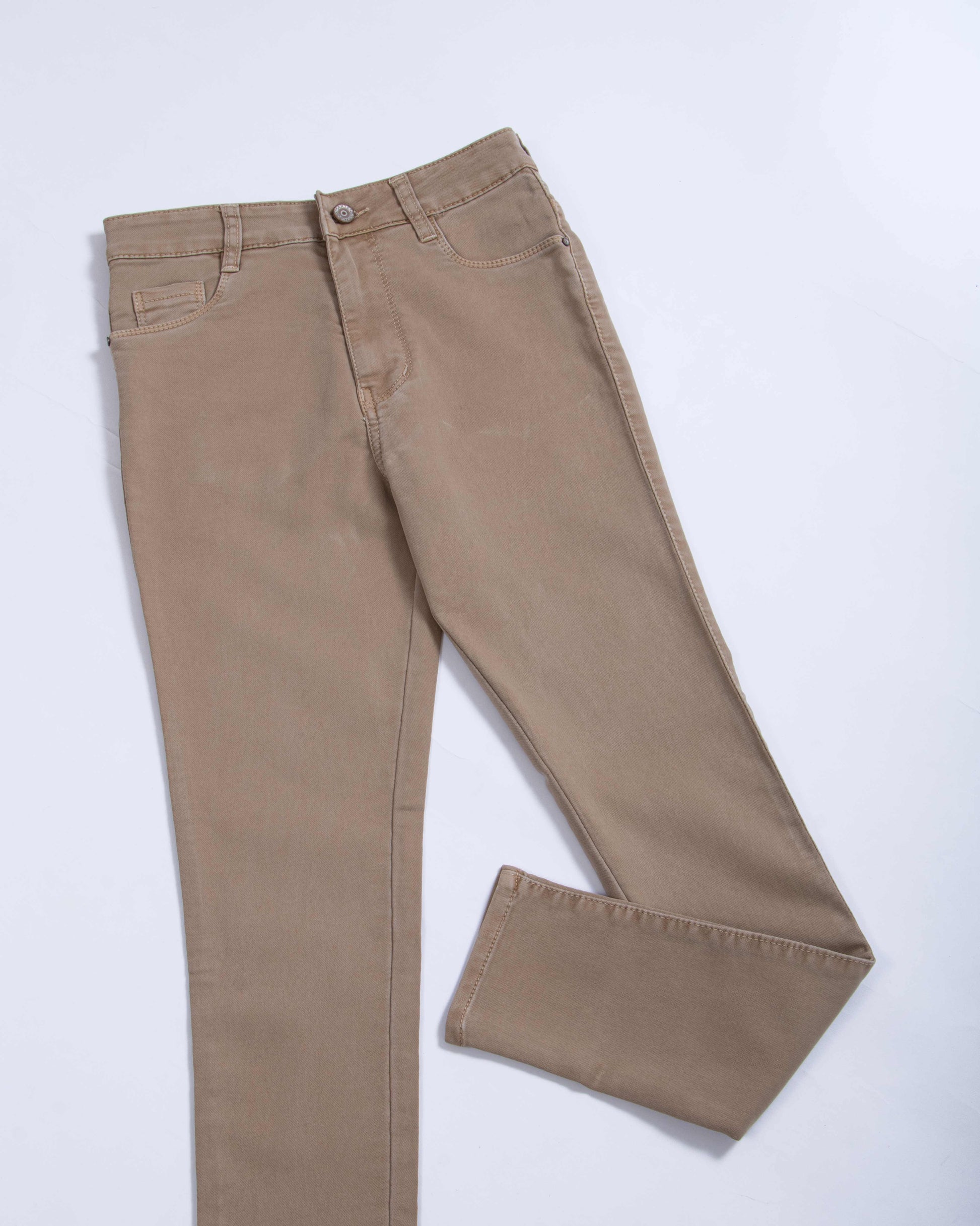 Buy Women Brown Denim Jeans Pant