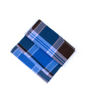 Shop 999 Brand Blue Checkered 2.10 m Stitched Lungi