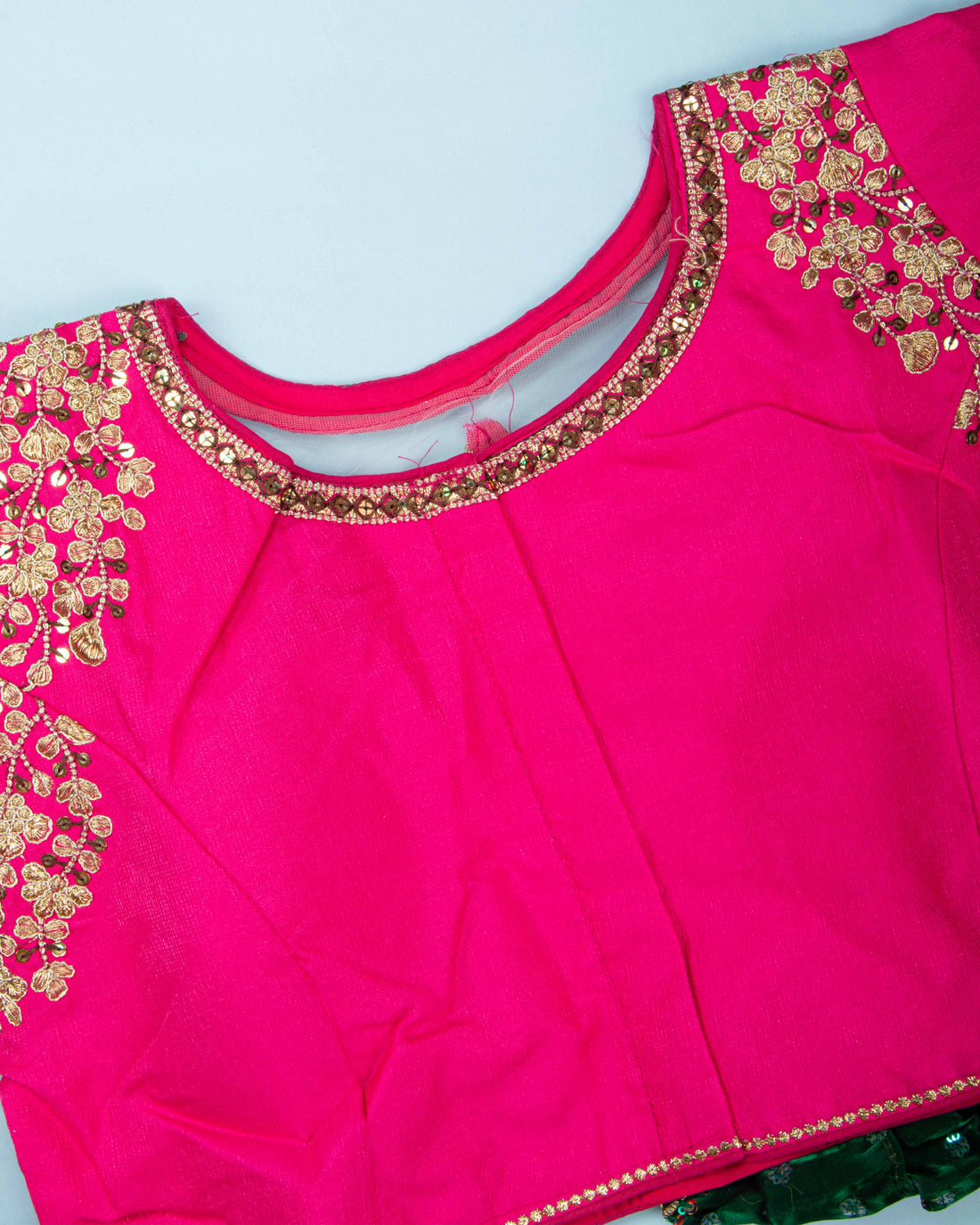 Pink Colour Readymade Blouse