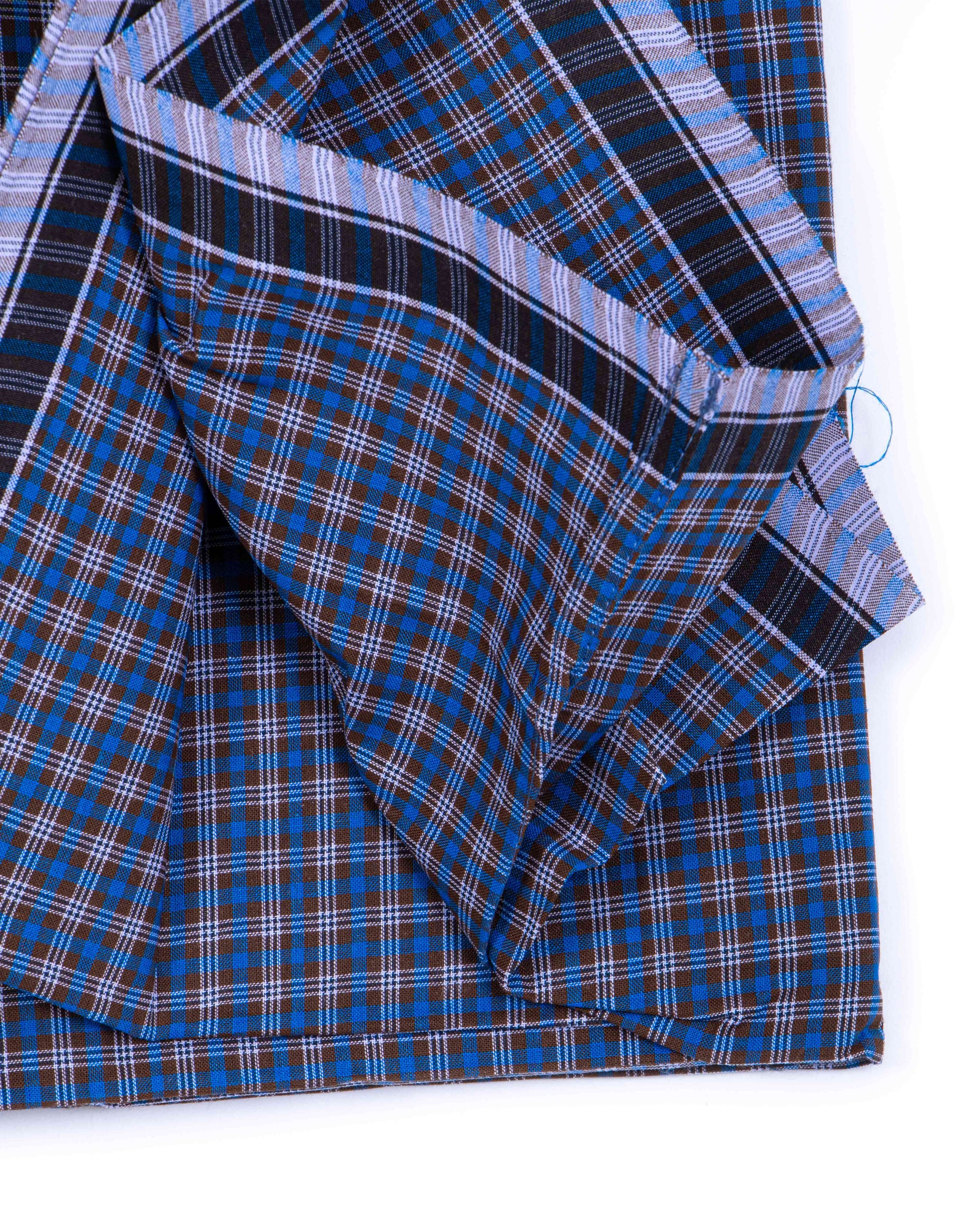 Buy Sangu Brand Blue Checkered 2.10 m Stitched Lungi