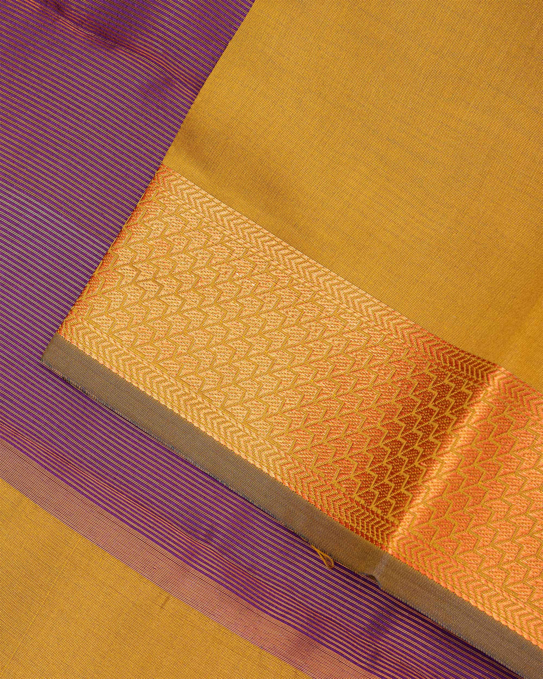 Mustard Colour Silk Cotton Saree