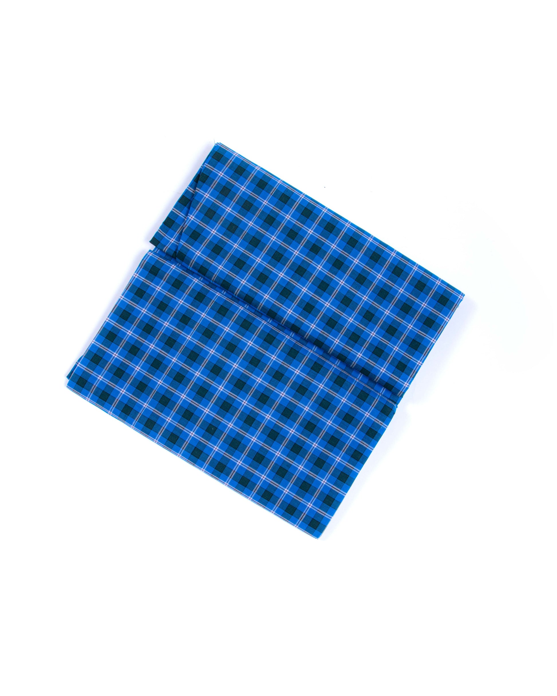 Shop 999 Brand Blue Checkered 2.10 m Stitched Lungi