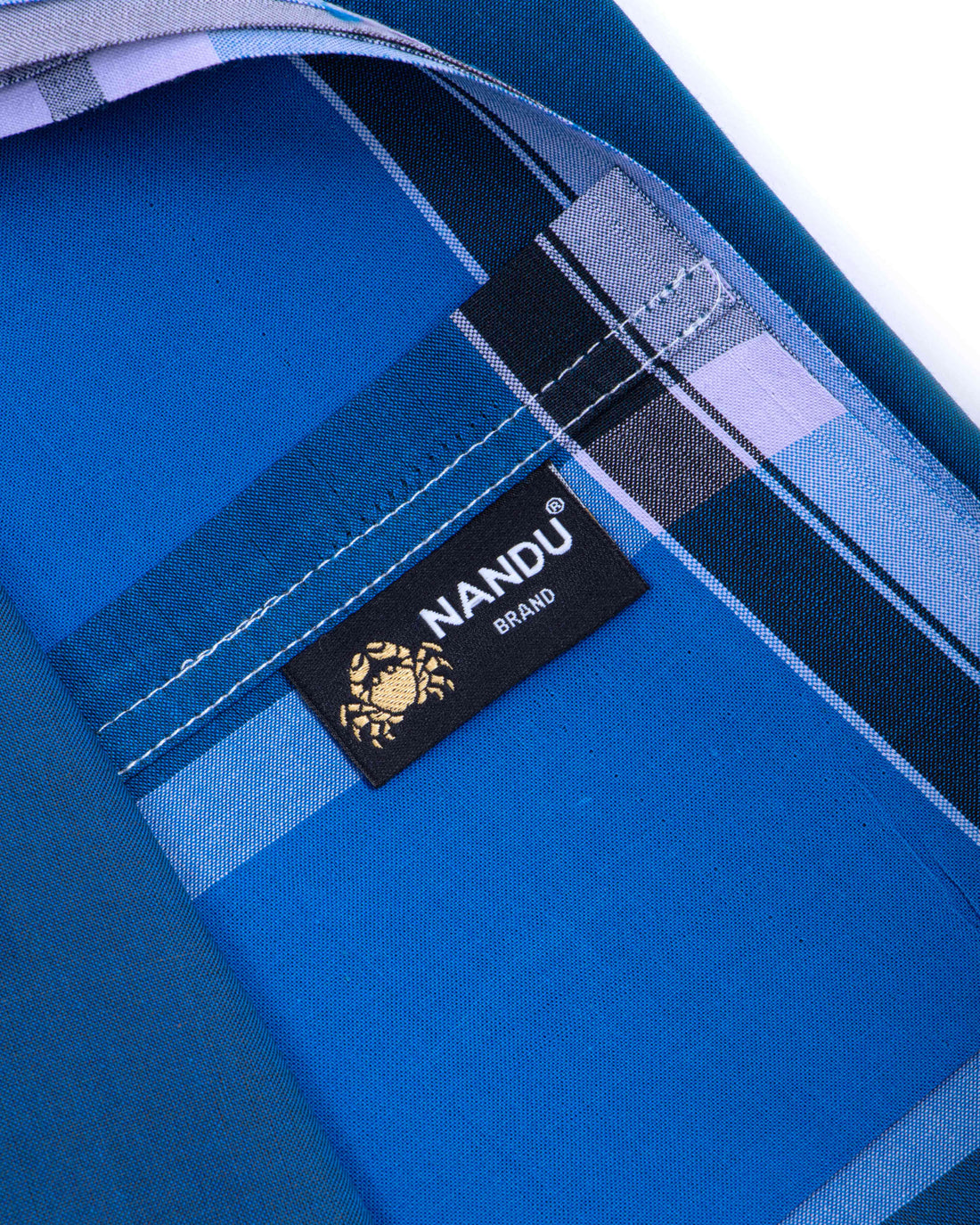 Nandu Brand Multi Checkered 2.20 m Stitched Lungi