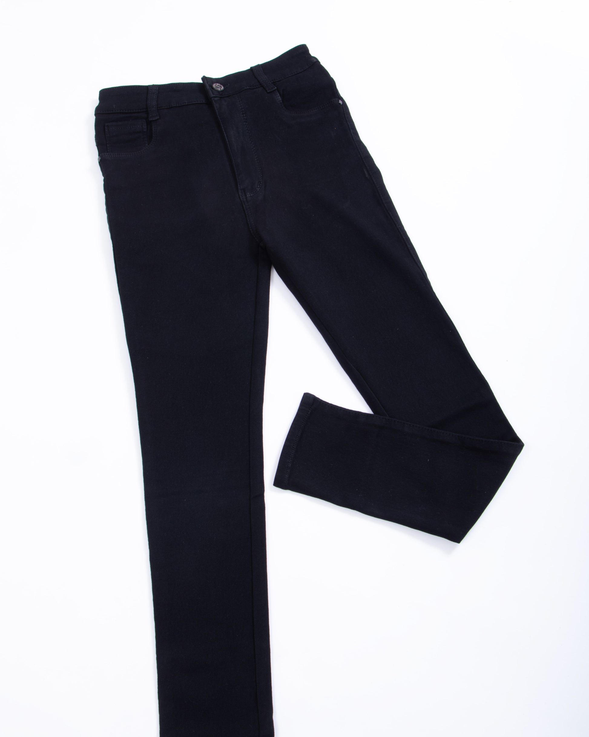 Buy Women Black Denim Jeans Pant