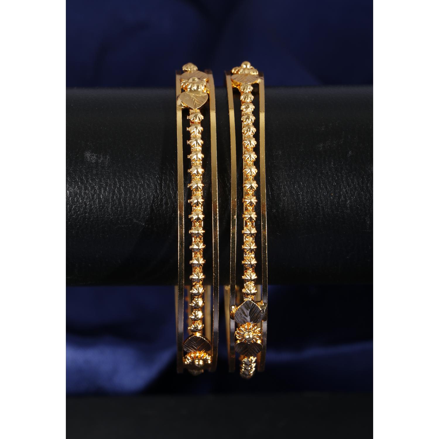 Set Of 2 Gold Plated Bangles 8