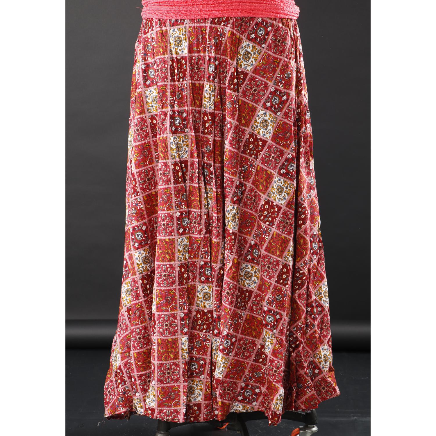 Multi Colour Floral Design Womens Skirt